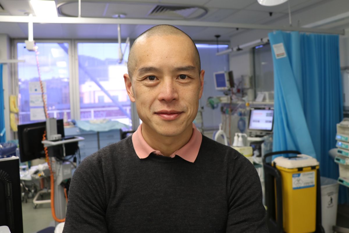 A photo of a man, Dr Sean Chan