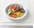 Finger food in a white bowl