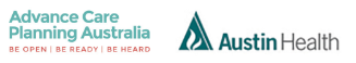 Advance Care Planning Australia logo with green and red text