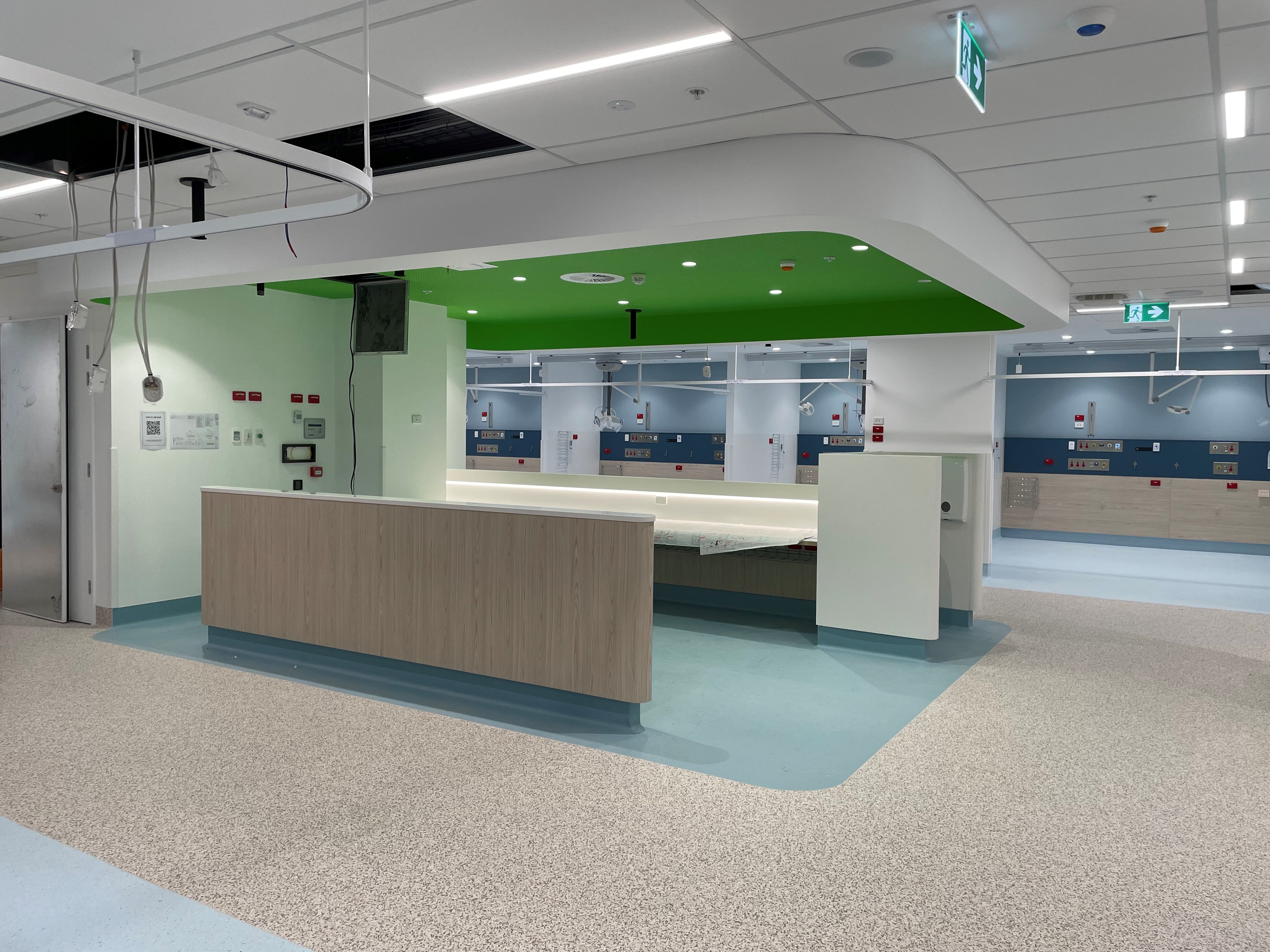 Acute care treatment space