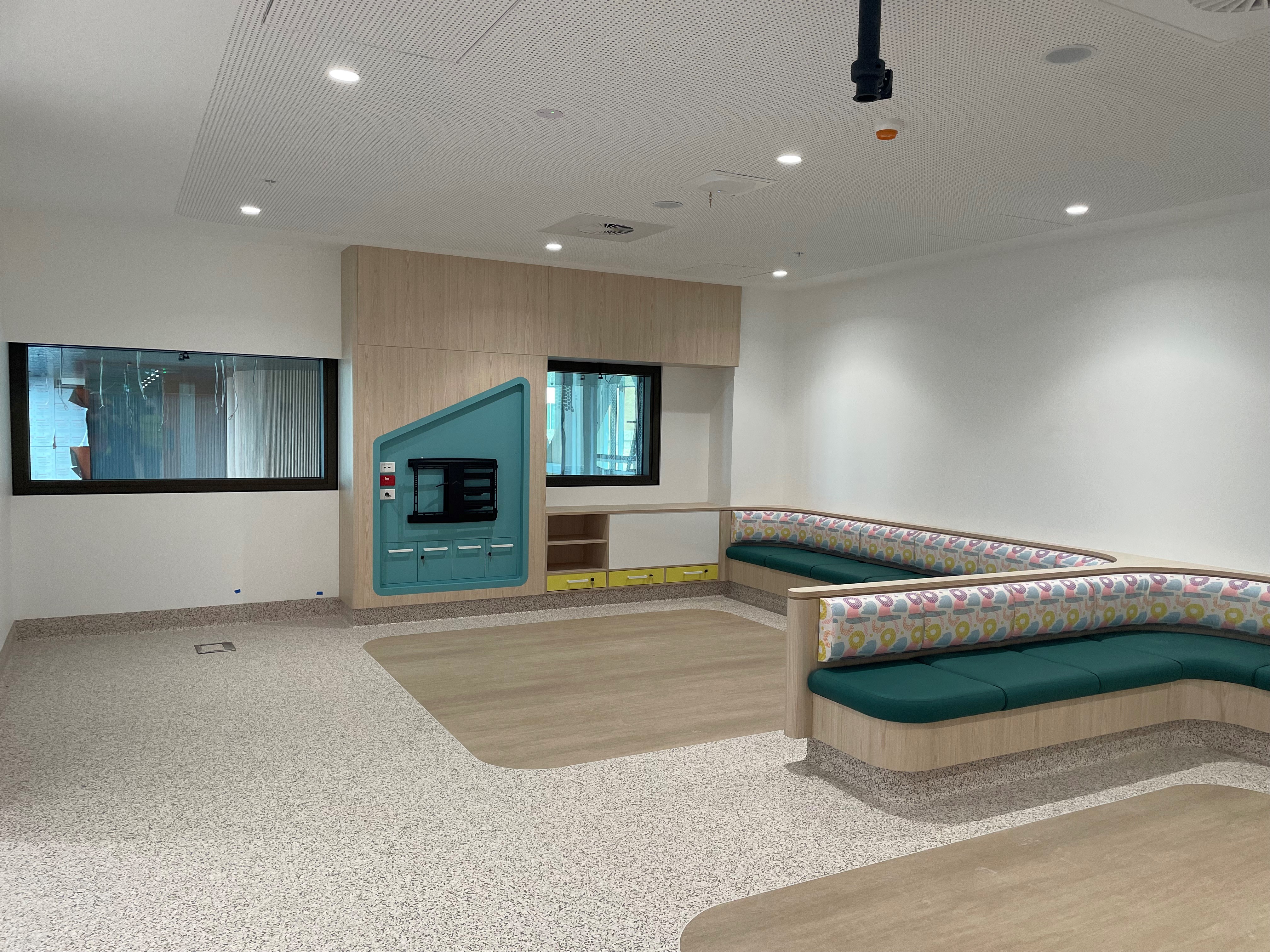 Children&rsquo;s waiting area in the Perioperative Unit 